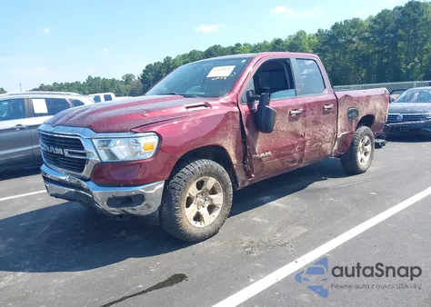 2020 Ram 1500 Big Horn 4X4 6'4 Box from USA, damaged, VIN 1C6SRFBT8LN192940